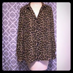H&M Leopard top